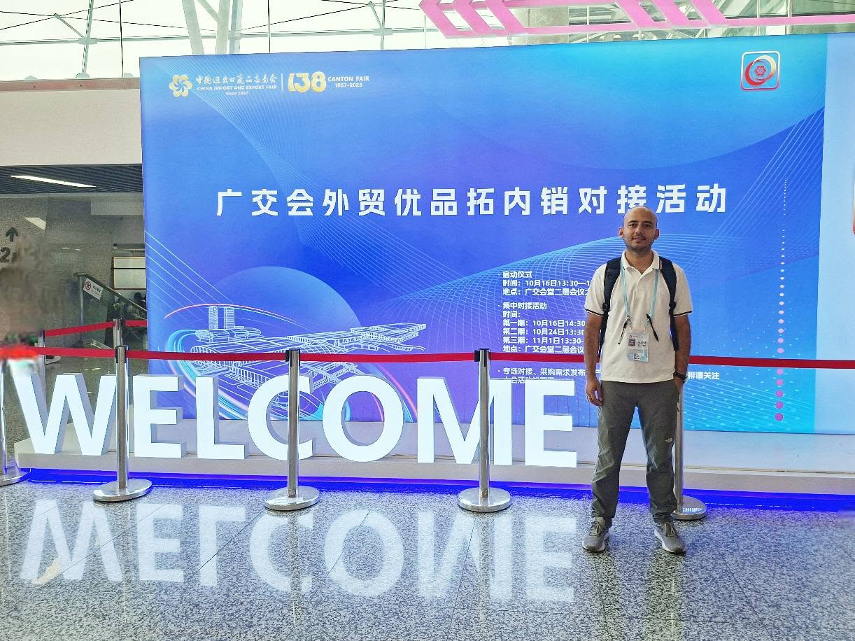 Dr. Bigyan Poudel at the 138th China Import and Export Fair in Guangzhou